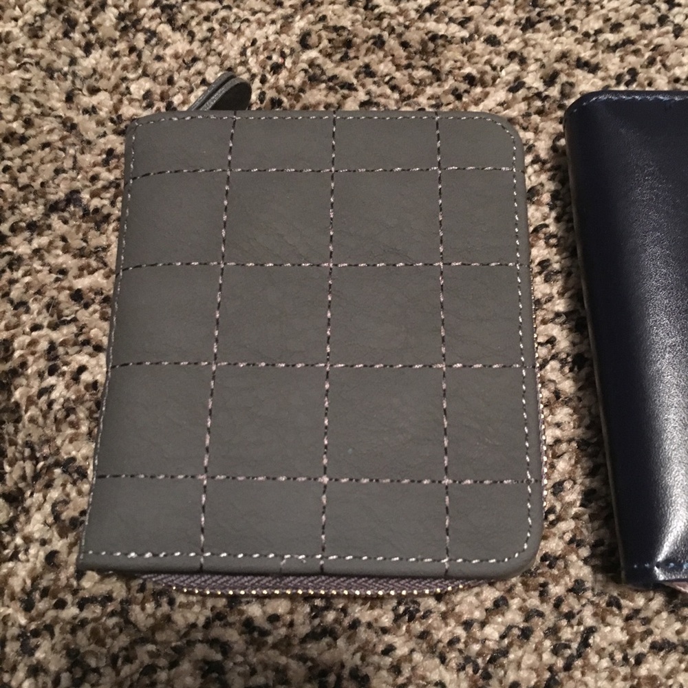 Small gray wallet